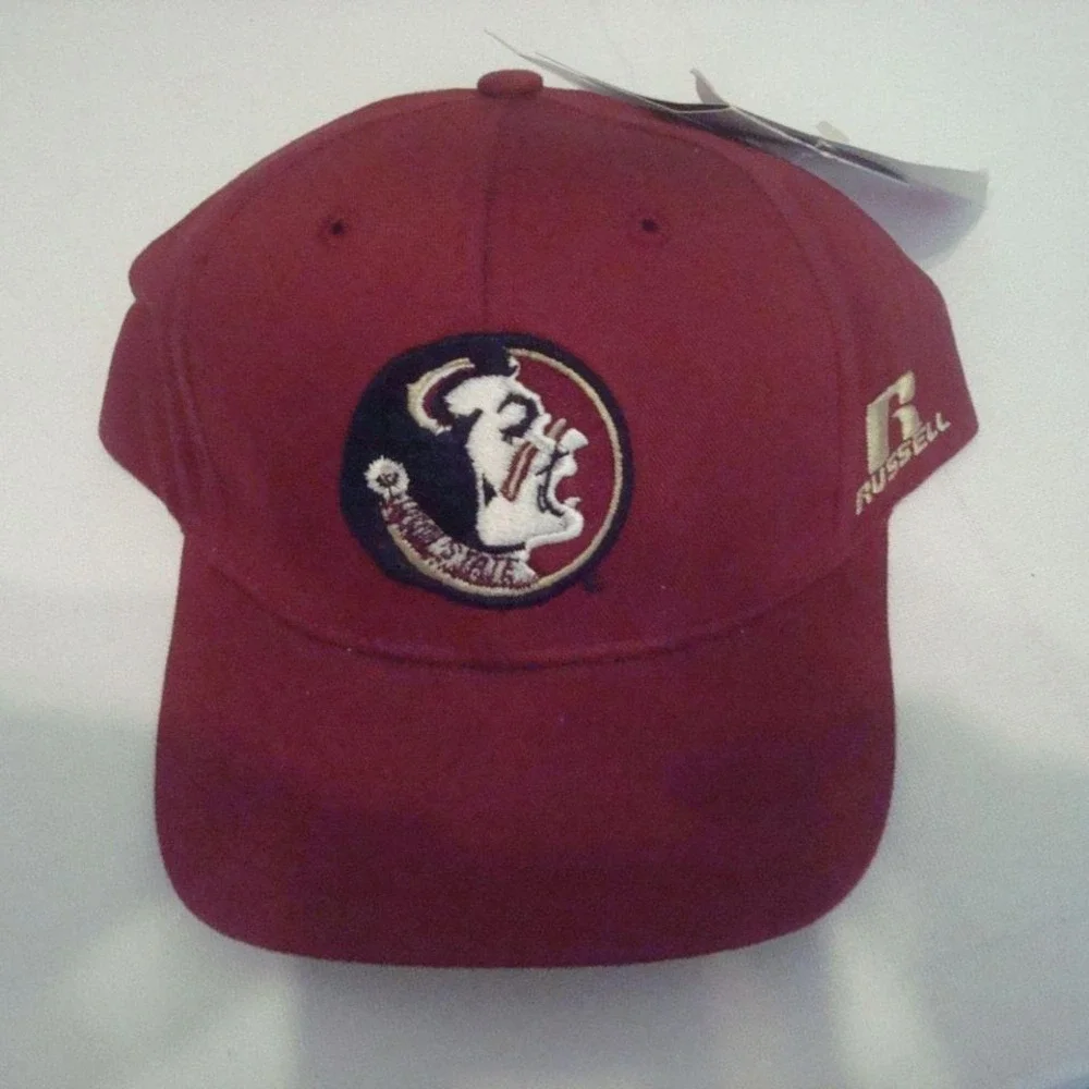 FSU SEMINOLES SNAPBACK YOUTH KIDS RUSELL HAT‎ CAP VINTAGE 00S Y2K M4